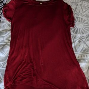 Red tshirt dress